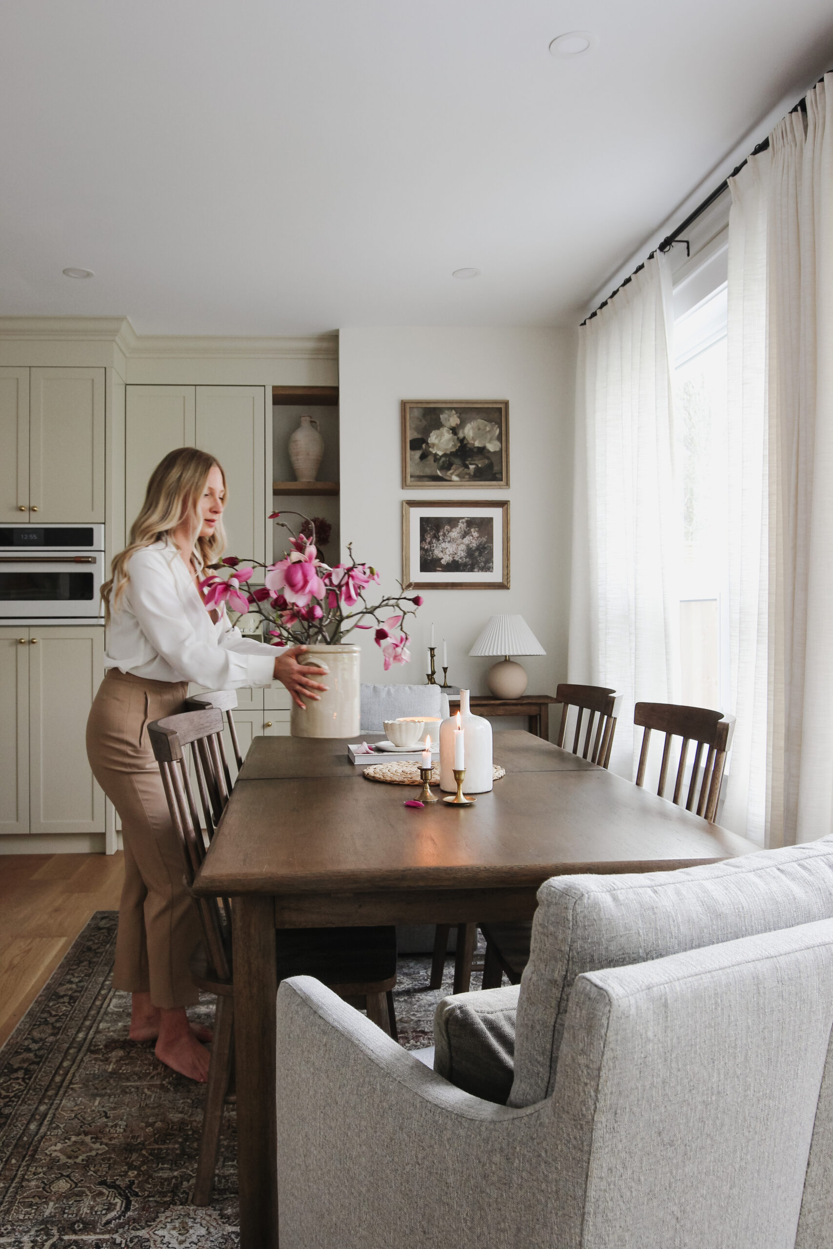 Our Kitchen Dining Nook with Urban Barn - Amy E Peters