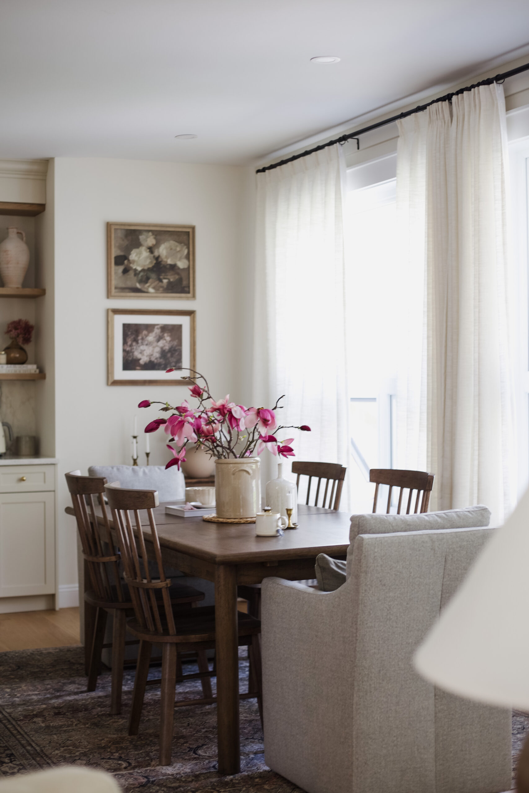 Our Kitchen Dining Nook with Urban Barn - Amy E Peters