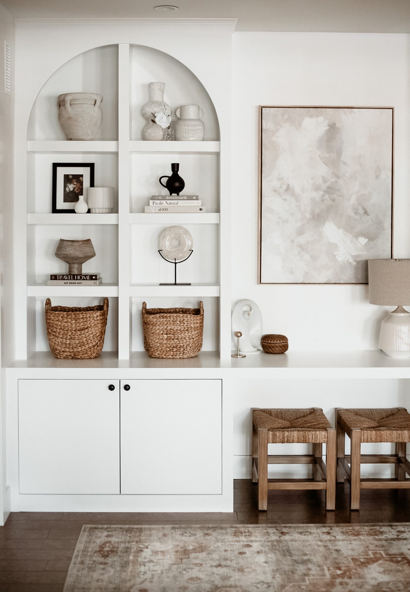 Adding Character to Our Home with Built-in Cabinets + Shelves - Amy E ...